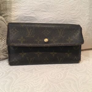 💯 Authentic Louis Vuitton Tresor Porte Wallet